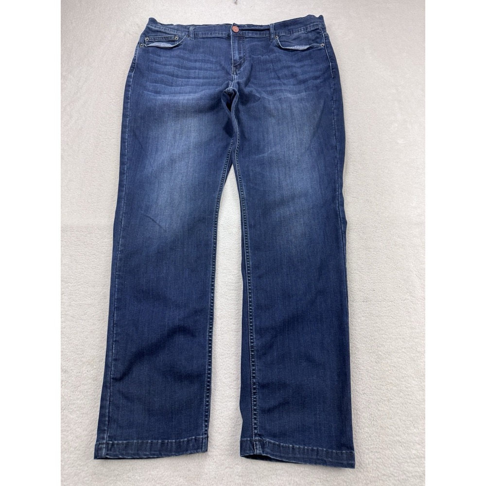 Banana Republic Traveler Slim Fit Jeans Men 34x32 Blue Slim 5 Pkt Denim Straight